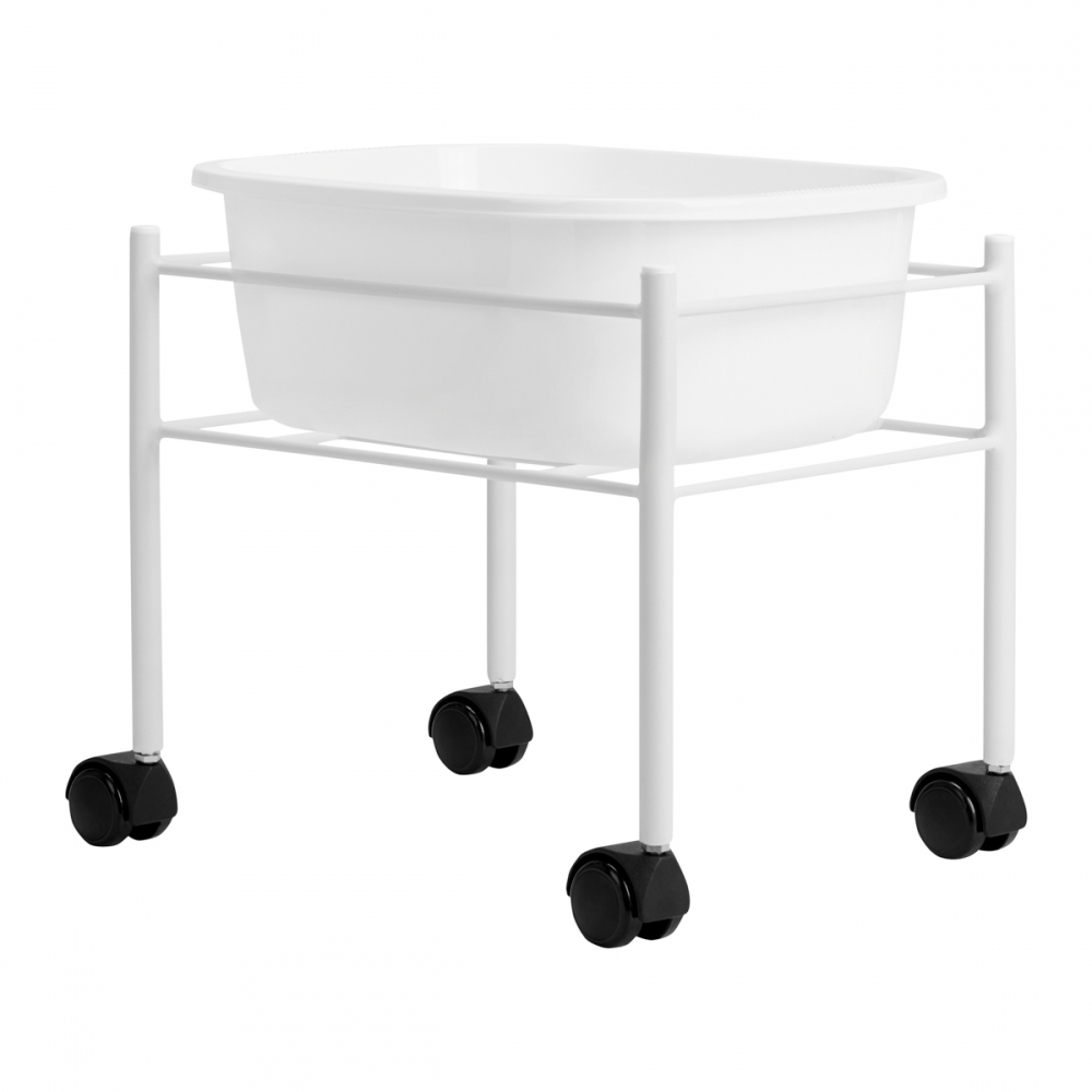White pedicure tray Simple (104917)
