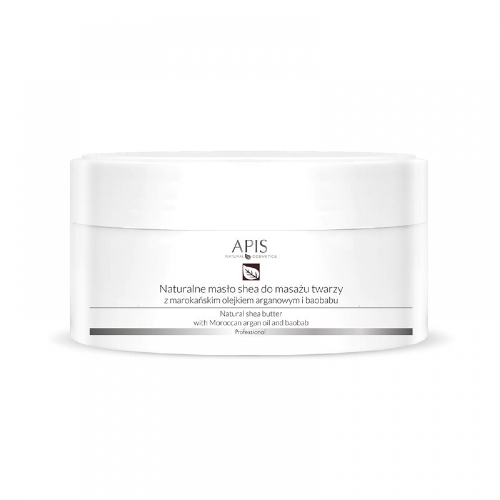 Apis natural shea butter with argan oil. for face massage 100g (105496)