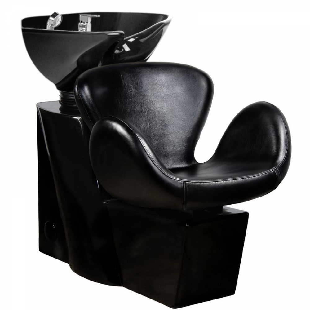 Gabbiano amsterdam hair wash unit black / black bowl (128135)