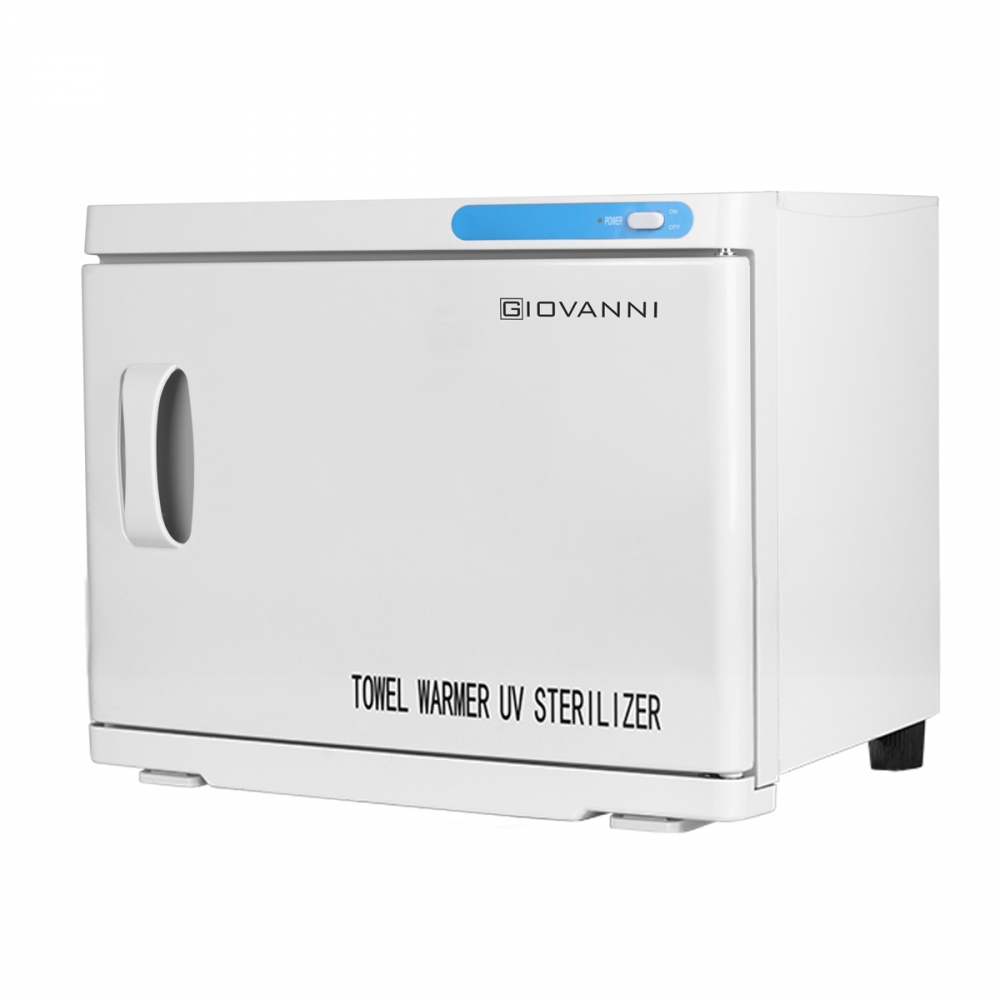 Towel warmer with uv-c 23l sterilizer white (130979)
