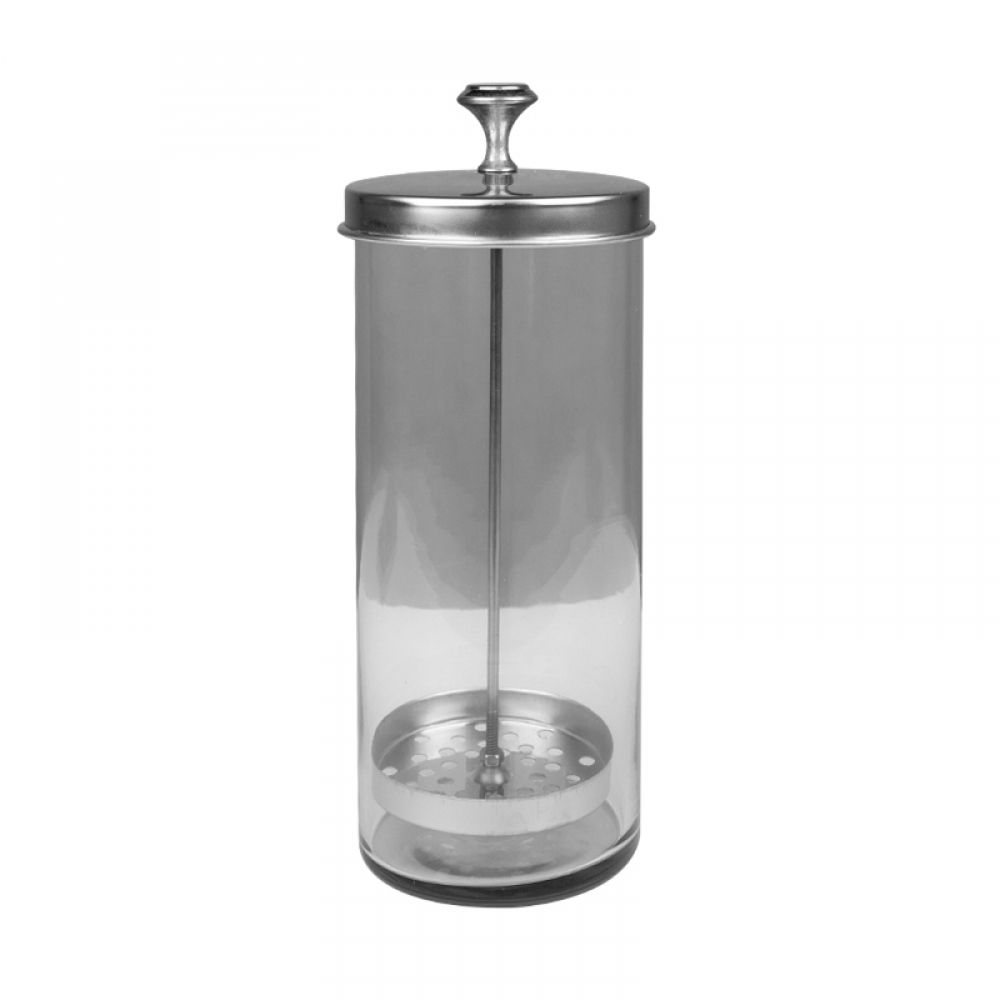 Glass container for disinfecting tools q5b 800ml (129181)