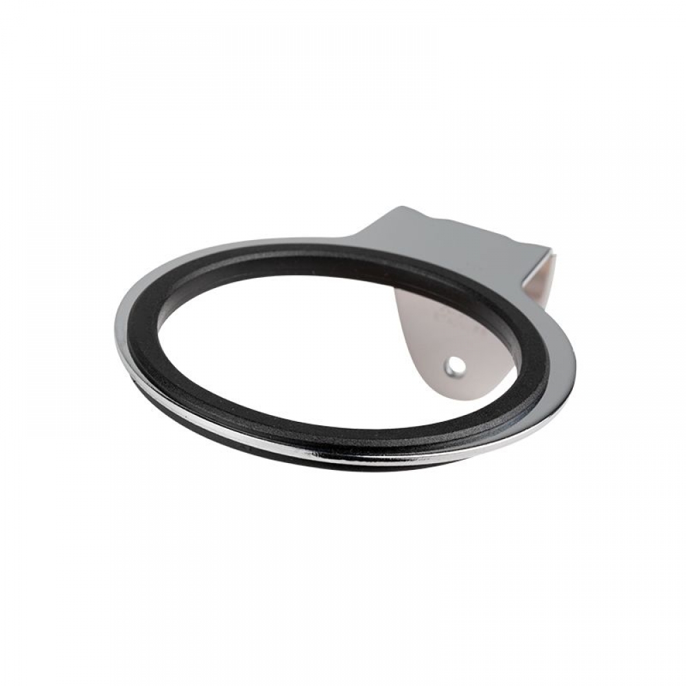 Wall-mounted holder for a hair dryer q96 chrome (129184)