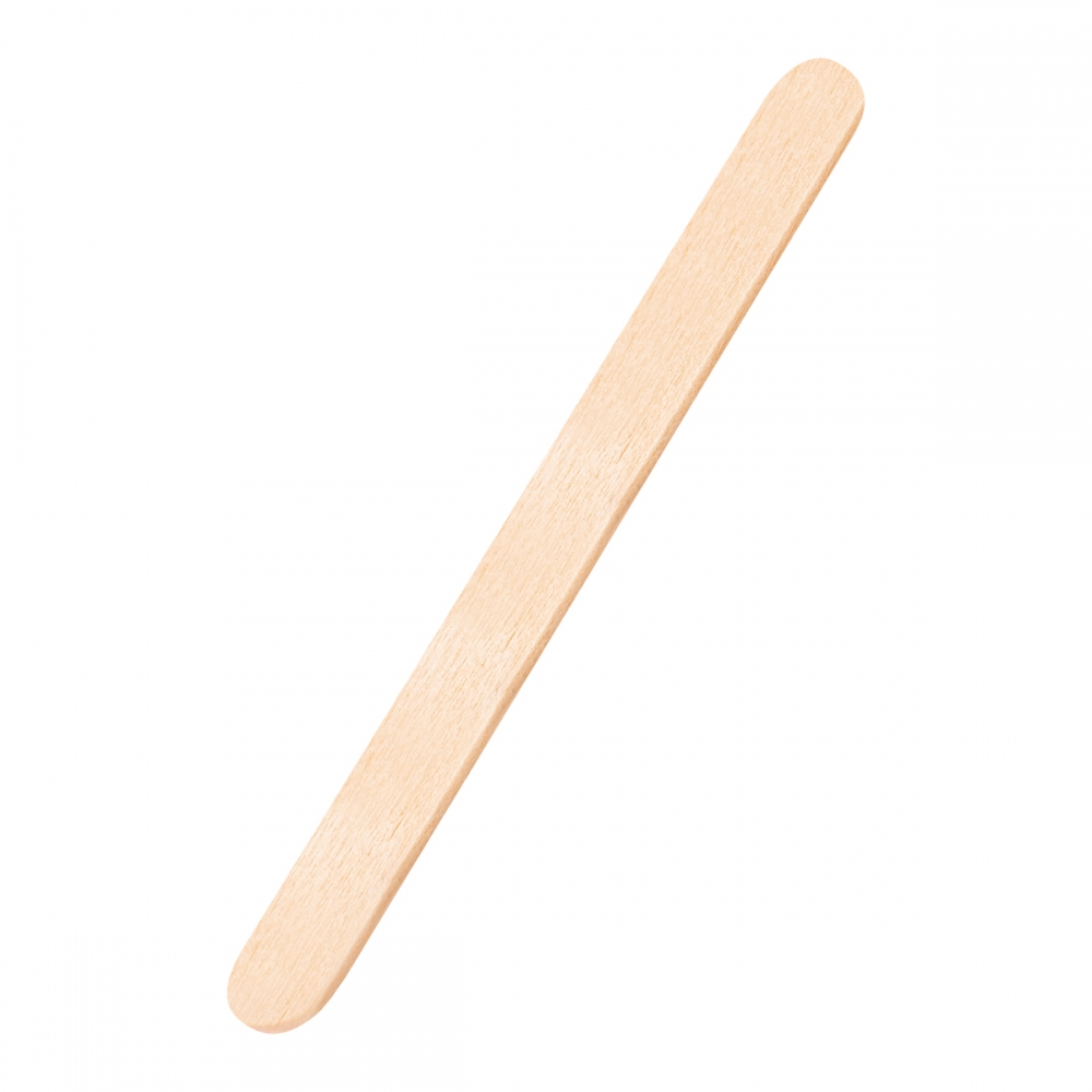 Wooden spatula medium 114x10x2mm - 100 pieces (131860)
