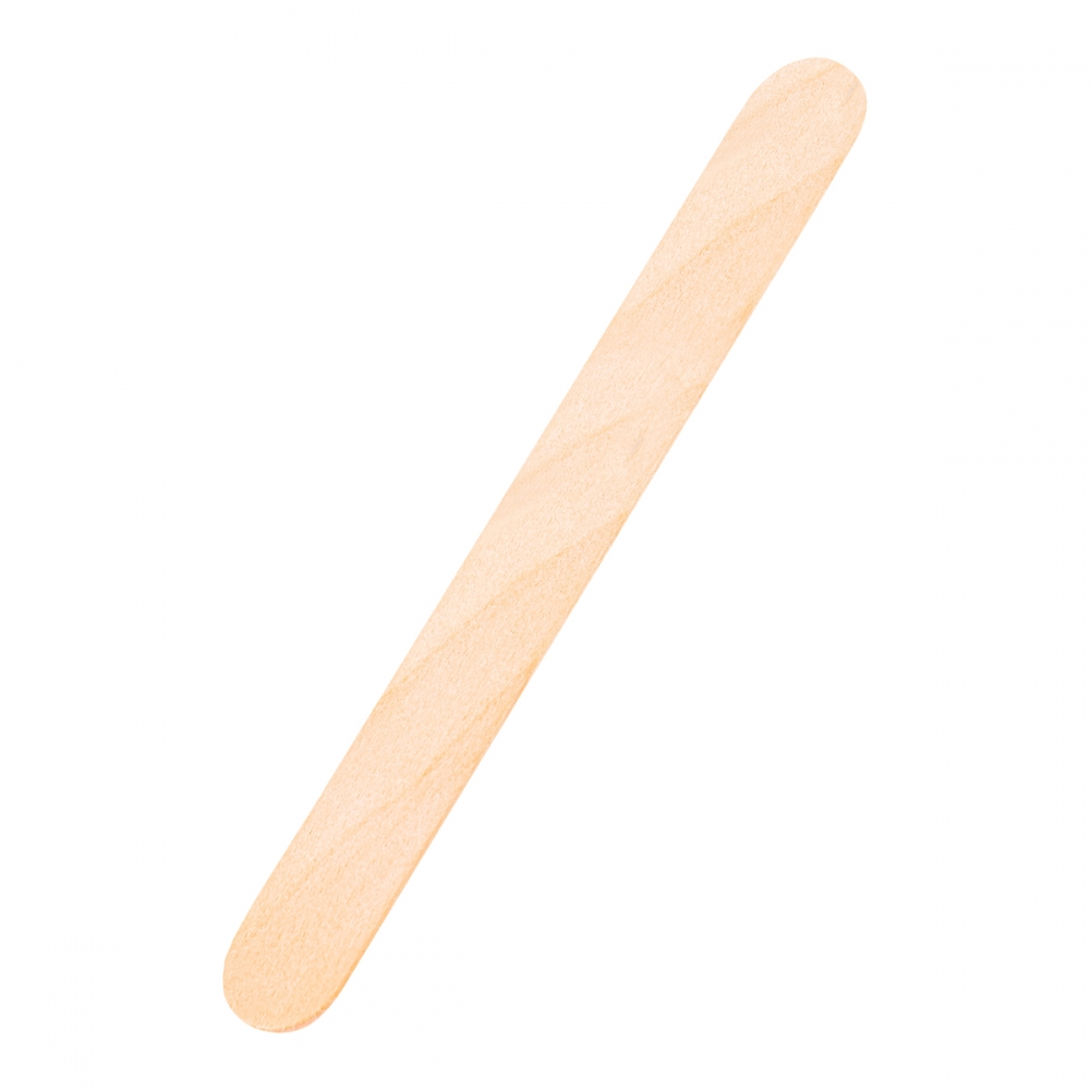 Large wooden spatula 150x18x1.8mm - 50 pieces (133091)