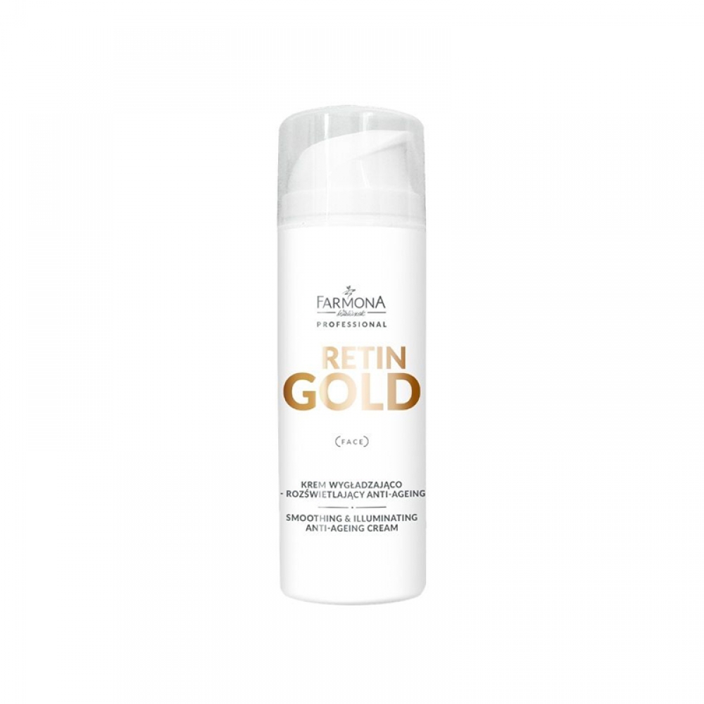 Farmona retin gold smoothing and brightening anti-aging cream 150ml (133582)