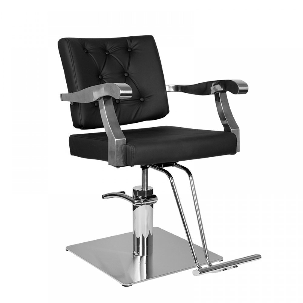Gabbiano black lyon hairdressing chair (132950)