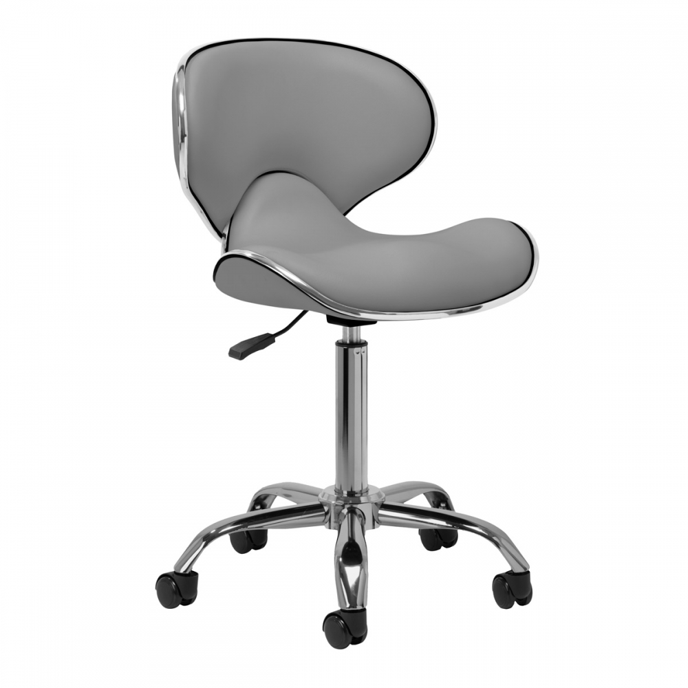 Gabbiano q-4599 gray cosmetic stool (130597)