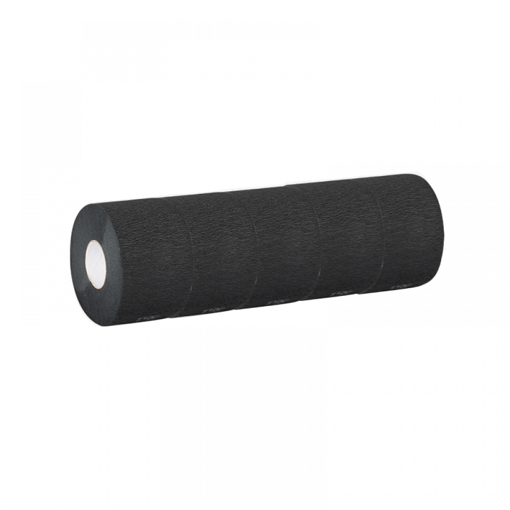 Paper barber collar 5 pcs black (133261)