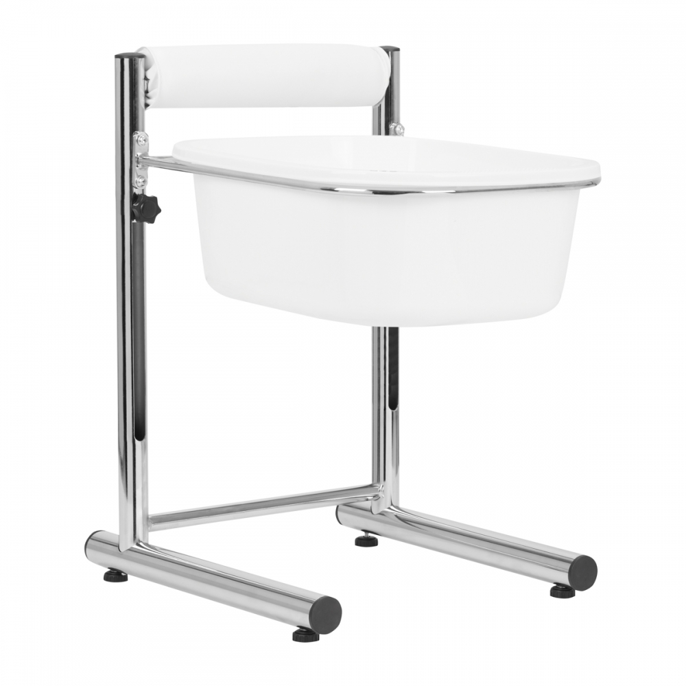 Pedicure tray with adjustable height, chrome (132869)