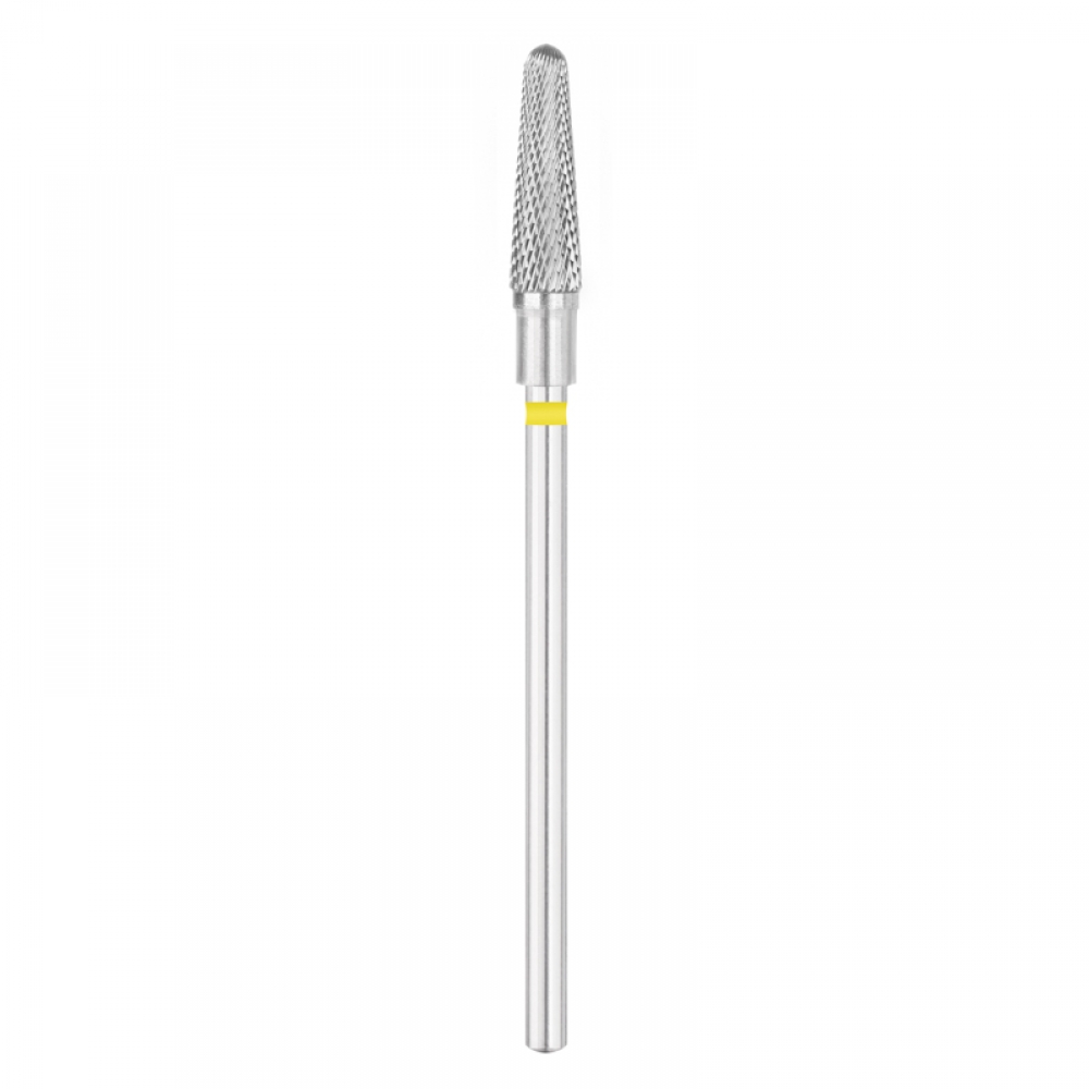 CARBON EXO PRO NAIL DRILL BIT ROUND CONE 4.0MM YL (138608)