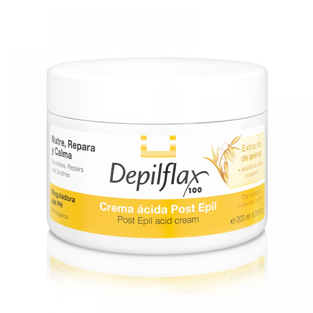 DEPILFLAX 100 CREAM WITH ACID AFTER DEPILATION 200 ML   (137665)