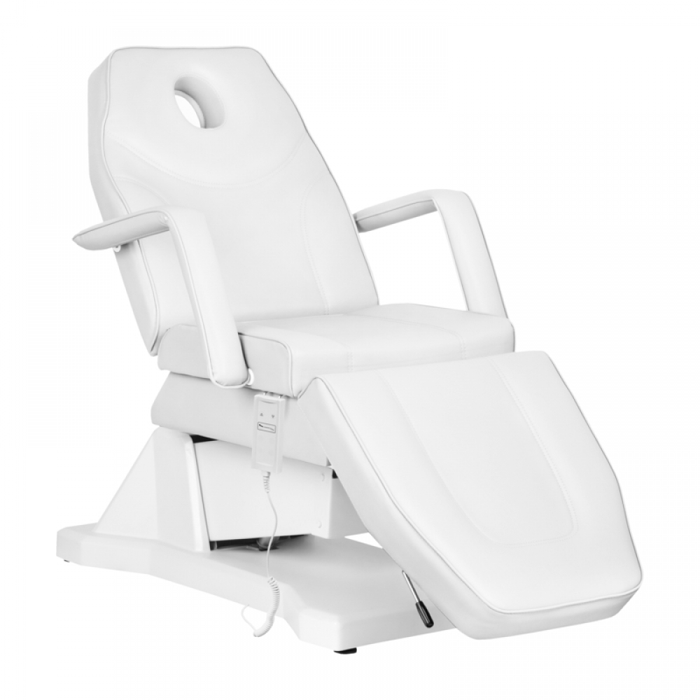 ELECTRIC COSMETIC CHAIR SOFT 1 MOTOR. WHITE (137567)