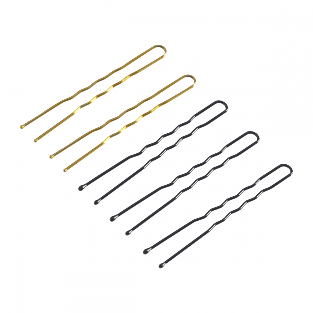 HAIRDRESSING BUNS FOR HAIR E-56 200 PCS. MIX (137382)