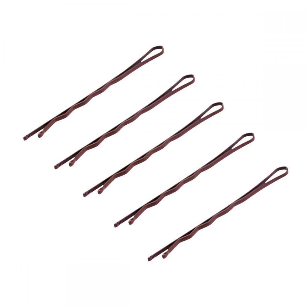 HAIRDRESSING PINS FOR HAIR E-58 120PCS 5.6CM COPPER (137384)
