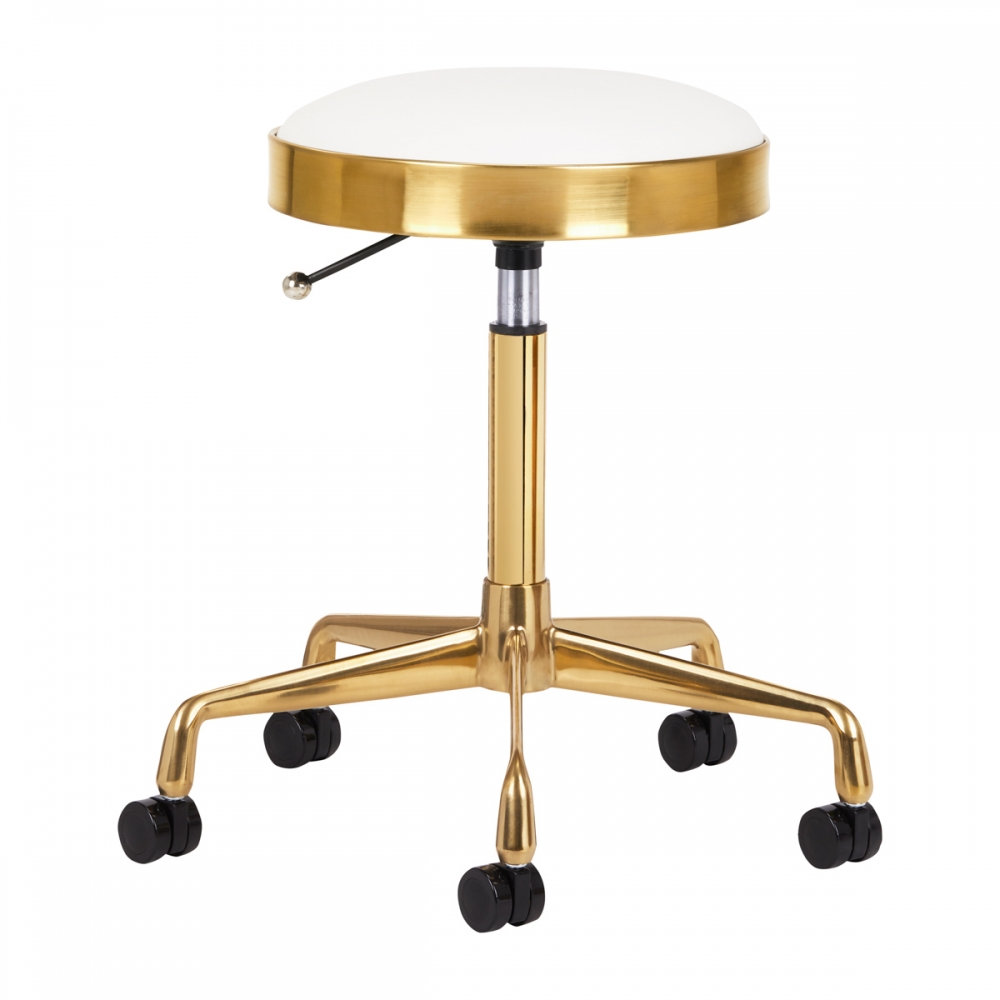 COSMETIC STOOL H7 GOLDEN WHITE (140262)