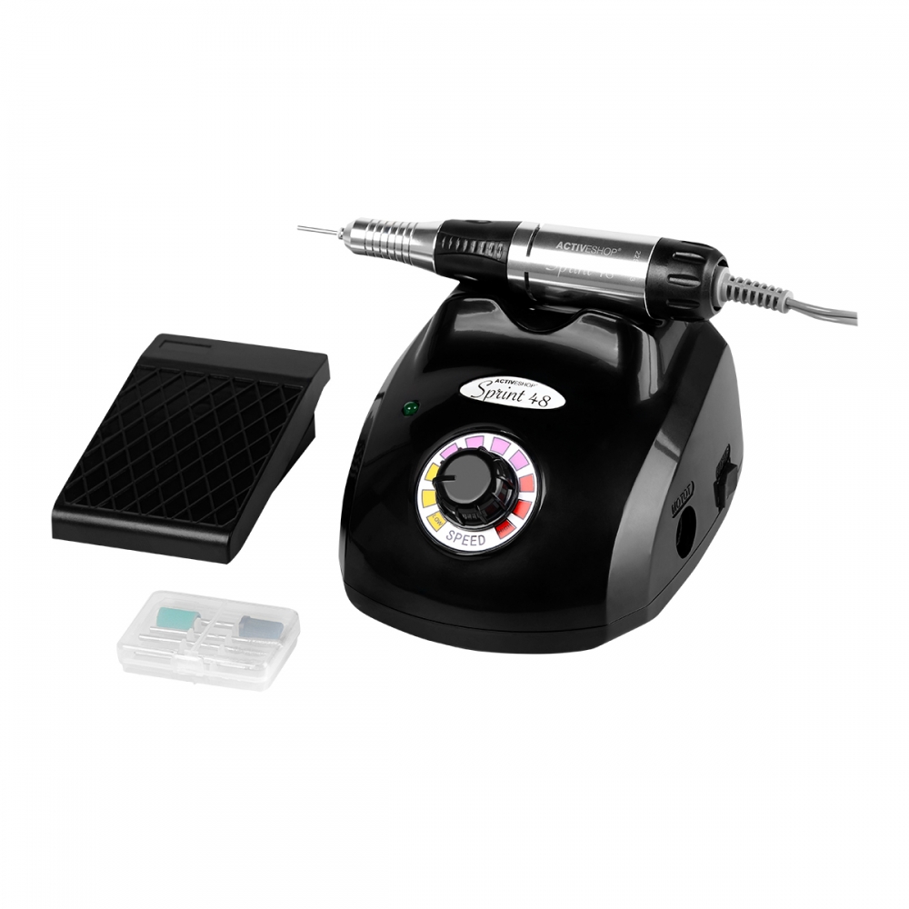 NAIL DRILL MACHINE SPRINT 48 BASIC BLACK  (143673)