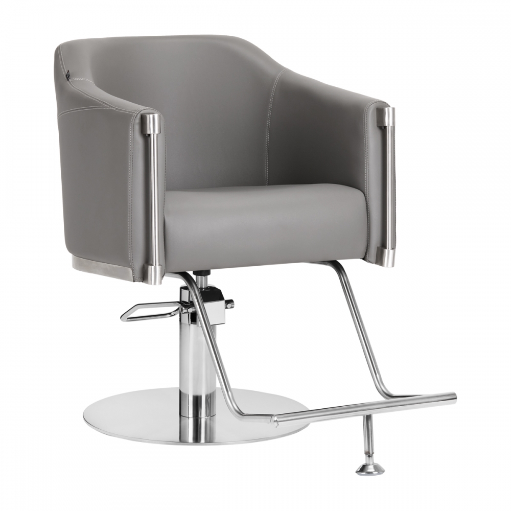 Gabbiano hairdressing chair Burgos grey (146707)