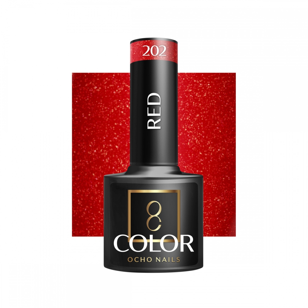 OCHO NAILS Hybrid nail polish red 202 -5 g (147368)