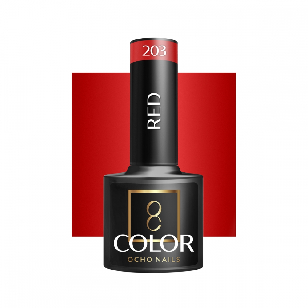 OCHO NAILS Hybrid nail polish red 203 -5 g (147369)