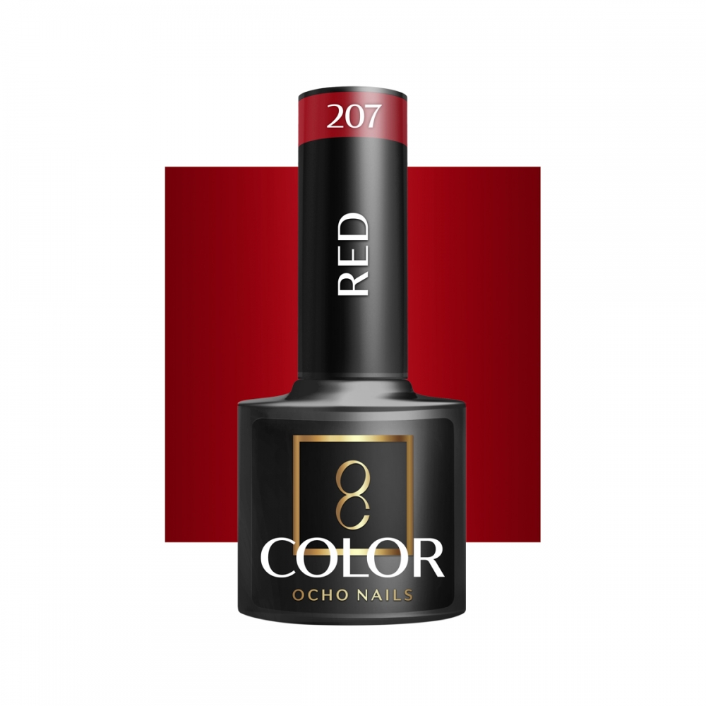 OCHO NAILS Hybrid nail polish red 207 -5 g (147373)