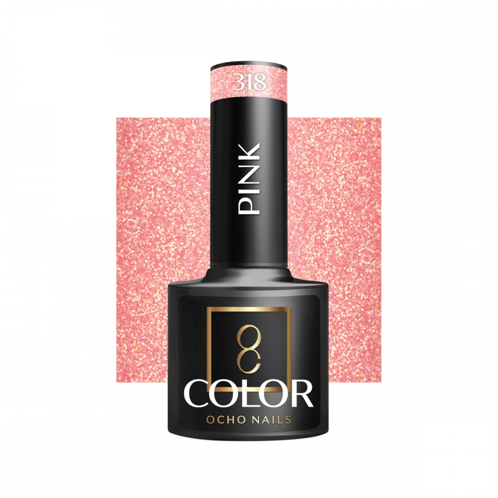 OCHO NAILS Hybrid nail polish pink 318 -5 g (147395)