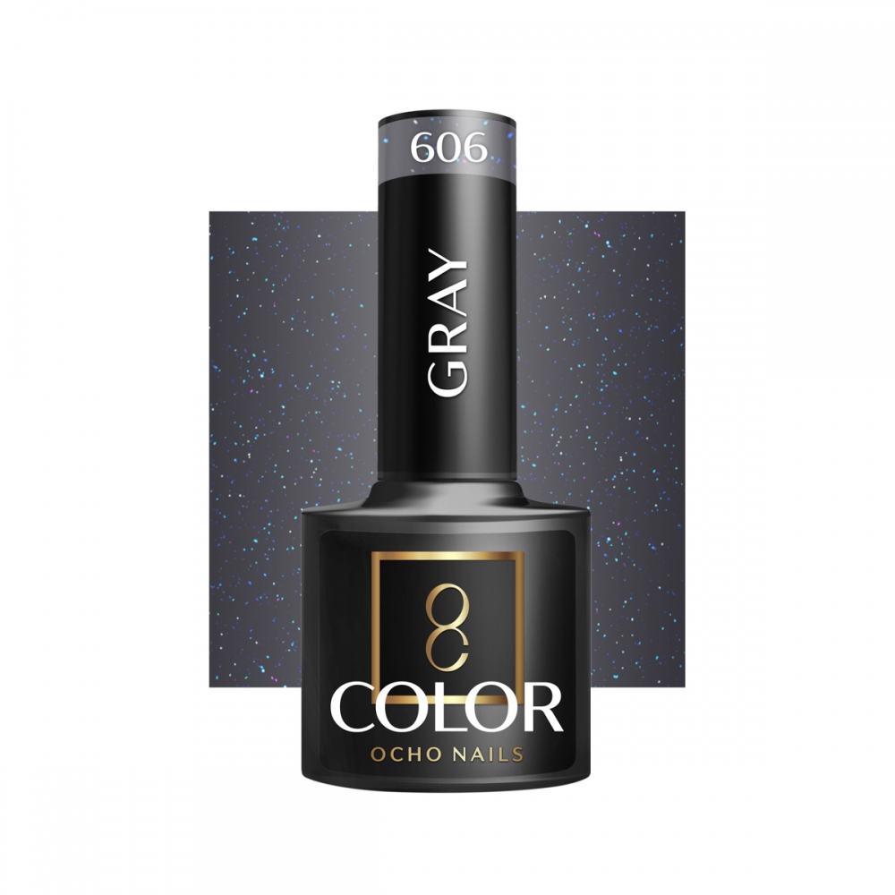 OCHO NAILS Hybrid nail polish gray 606 -5 g (147427)