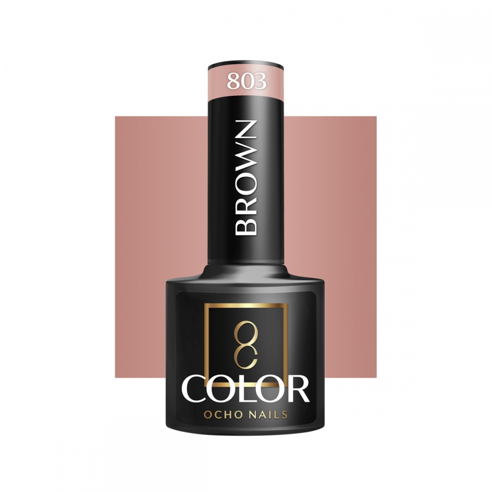 OCHO NAILS Hybrid nail polish brown 803 -5 g (147442)