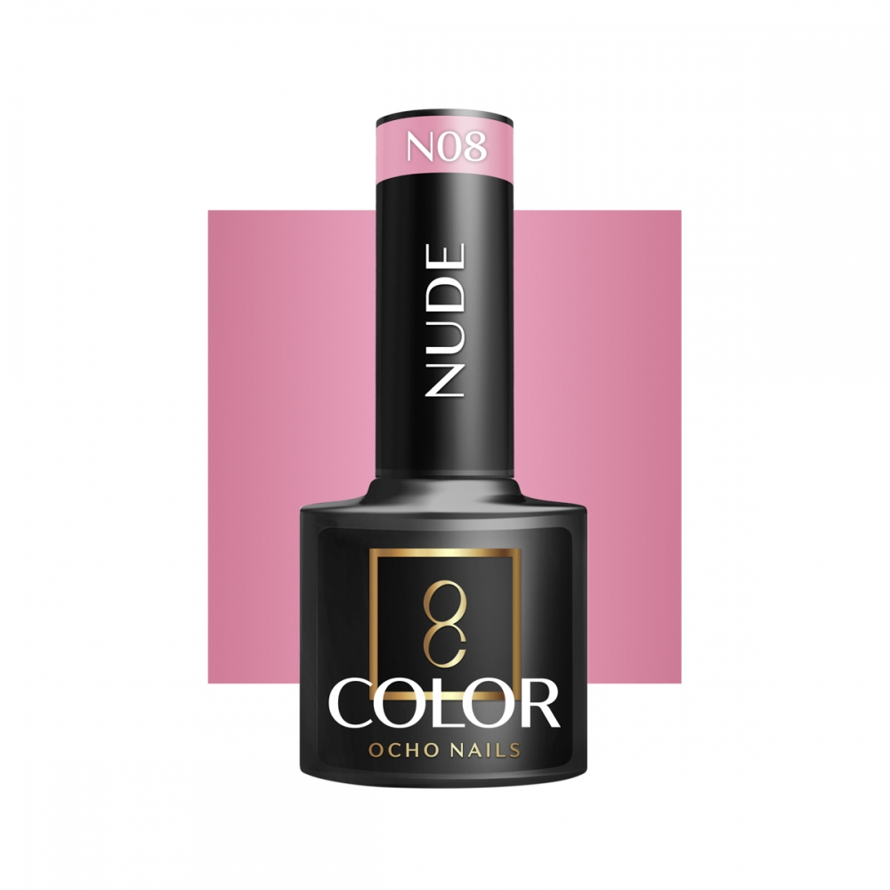 OCHO NAILS Hybrid nail polish nude N08 -5 g (147455)