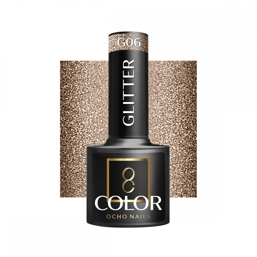 OCHO NAILS Hybrid nail polish glitter G06 -5 g (147465)