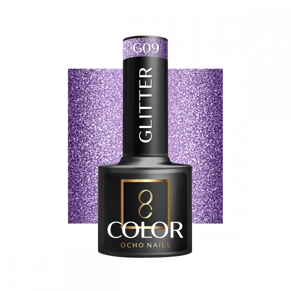 OCHO NAILS Hybrid nail polish glitter G09 -5 g (147468)