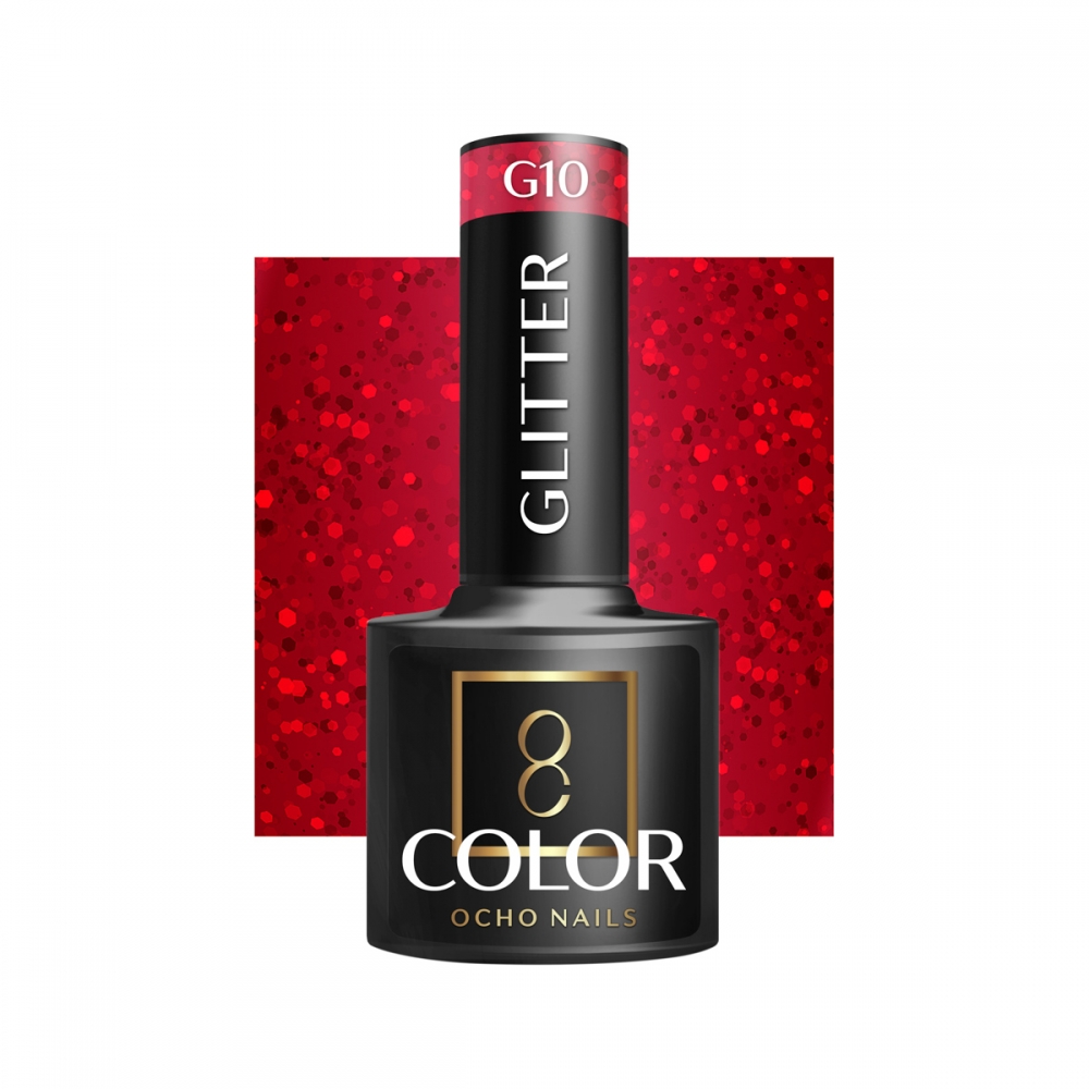 OCHO NAILS Hybrid nail polish glitter G10 -5 g (147469)