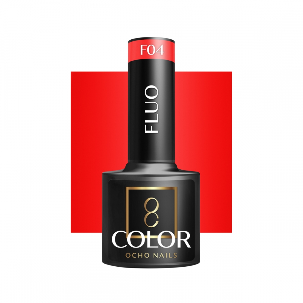 OCHO NAILS Hybrid nail polish fluo F04 -5 g (147474)