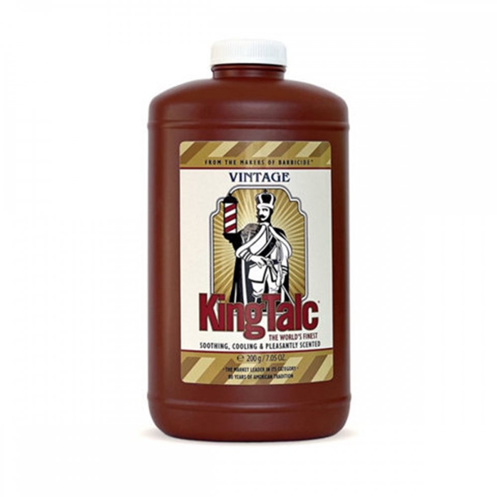 Barbicide king talc talc for leather Vintage 200 g   (148014)