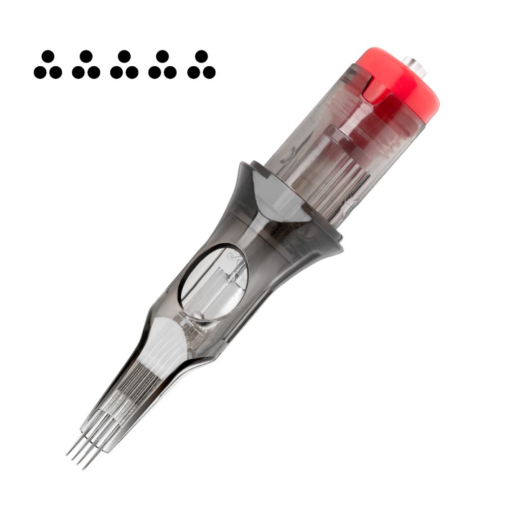 Tattoo Cartridge EL CARTEL V2 - 5 InRow 0.25 3RL Long Taper 10 pcs. (147944)