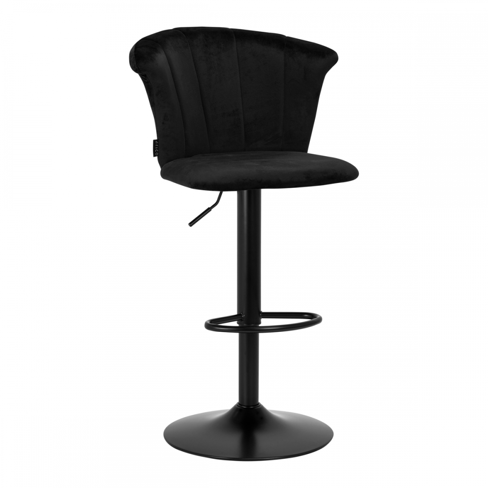 4Rico Bar Hocker QS-B801 black velvet (147829)