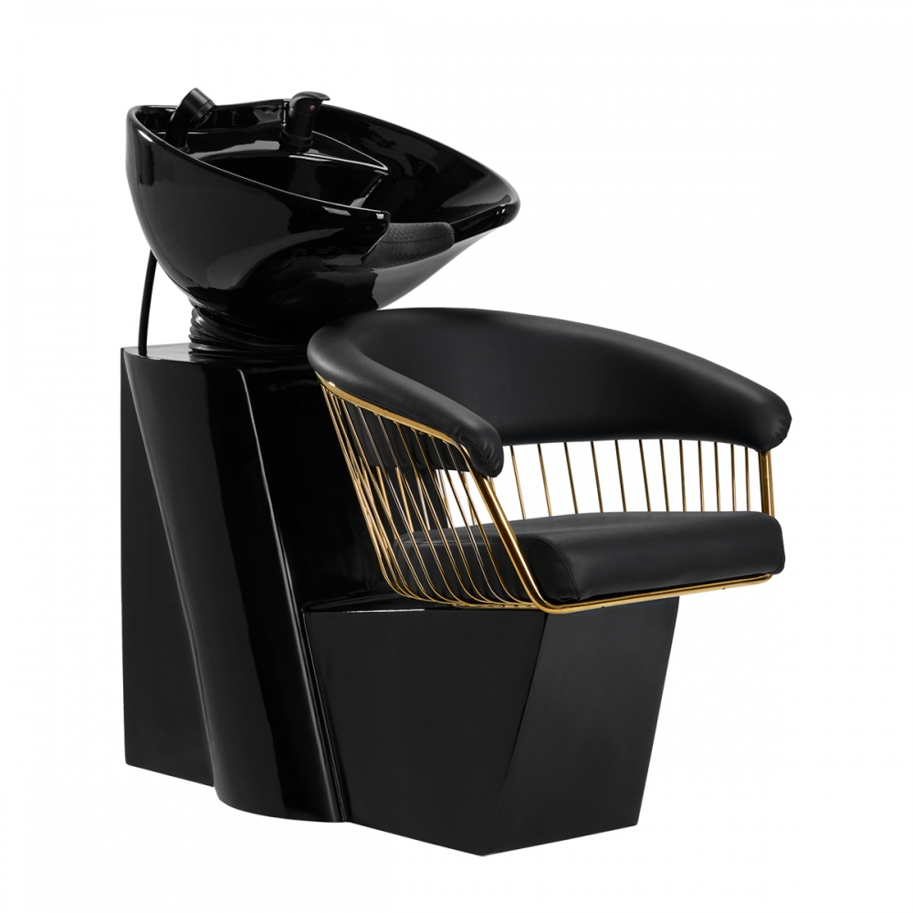 Gabbiano hairdressing wash unit Lille-M gold black (147323)