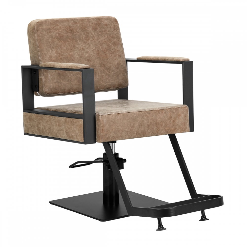 Hairdressing chair Gabbiano Modena old Brown (148059)