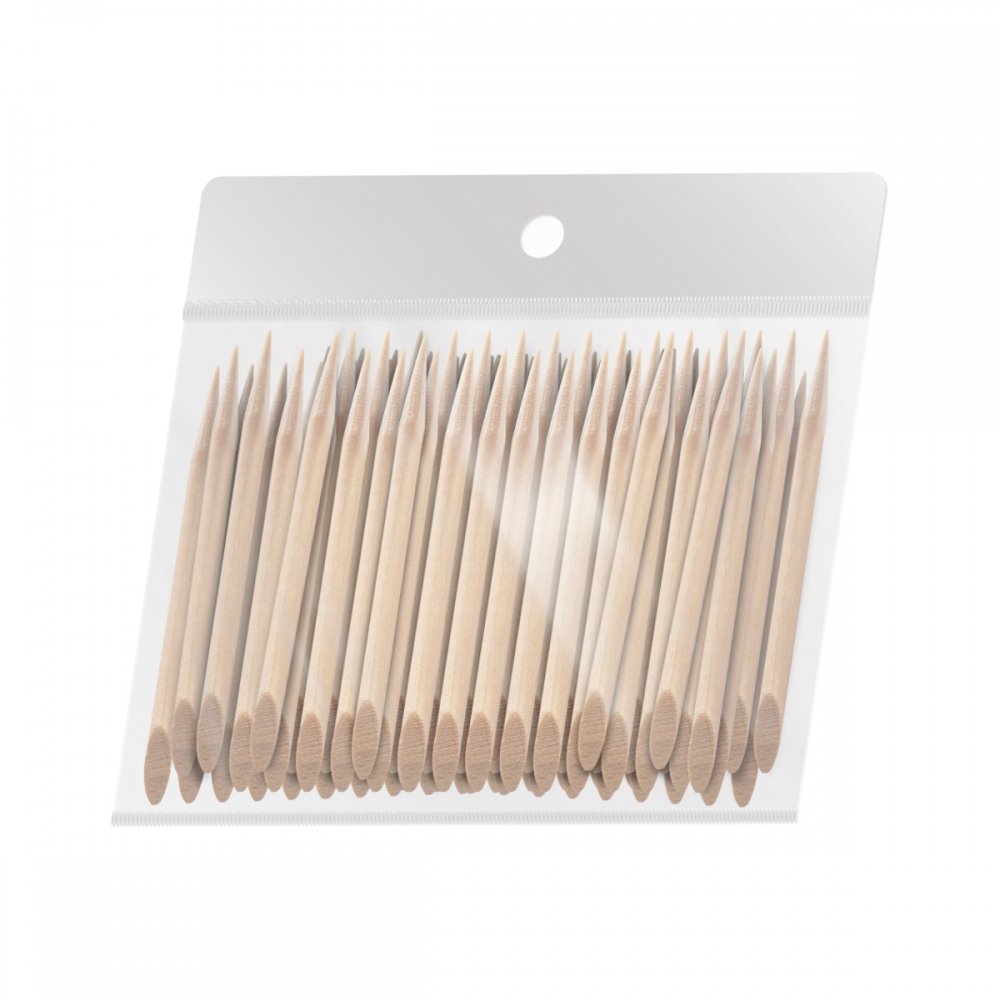 100 pcs. Wooden manicure cuticle sticks 6,5 cm OCHO NAILS (147356)