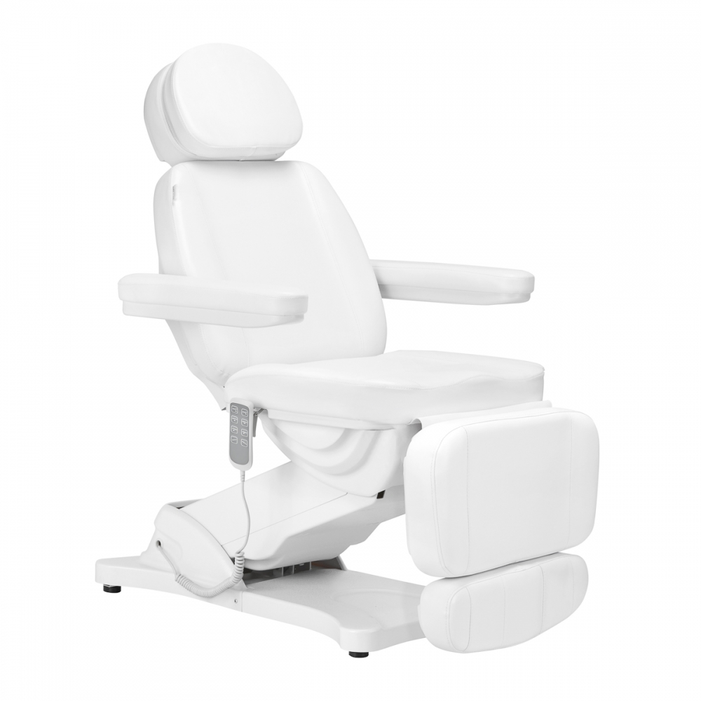 Electric cosmetic chair SILLON CLASSIC 4 motors with cradle white (148290)