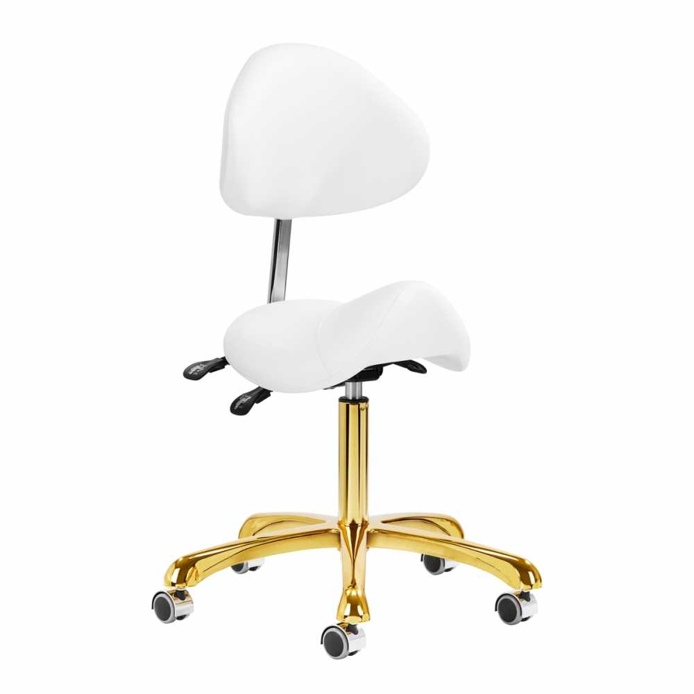 Giovanni cosmetic stool 1004 gold white (147847)
