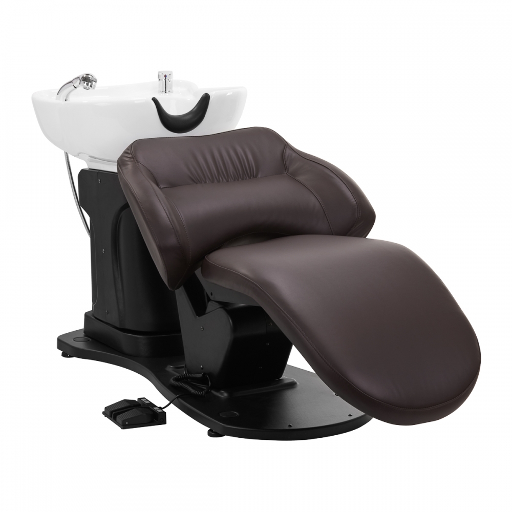 Gabbiano electric hairdressing wash unit TRYCHO brown (148179)