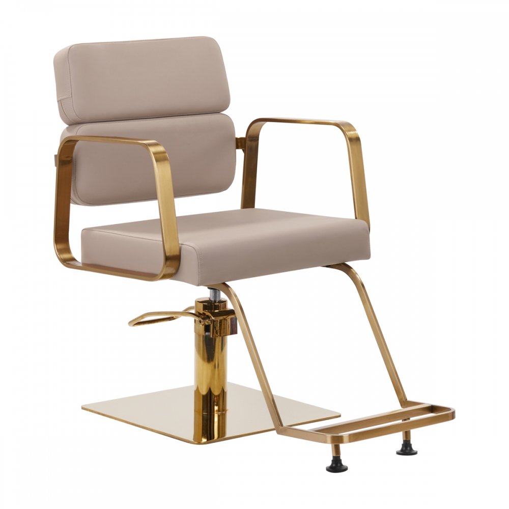 Gabbiano Porto-GM hairdressing chair beige (148046)