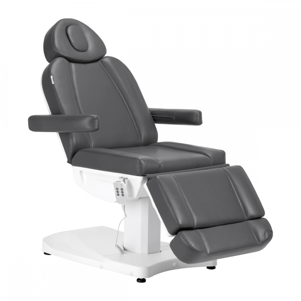 Electric cosmetic chair Azzurro 803D 3-motors grey  (148392)