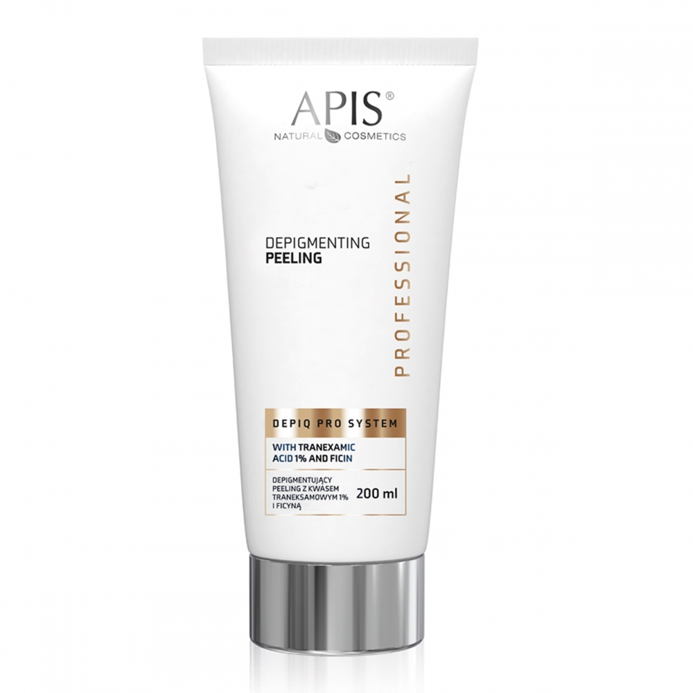 APIS DEPIQ PRO SYSTEM Depigmenting peeling with tranexamic acid  tranexamic acid 1% and ficin, 200 ml (149599)
