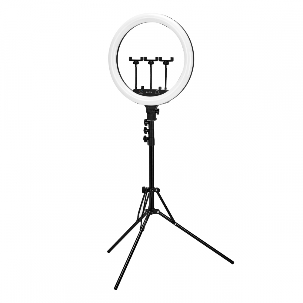 GLOW 18" bsc RGB ring lamp with 45W tripod (148023)