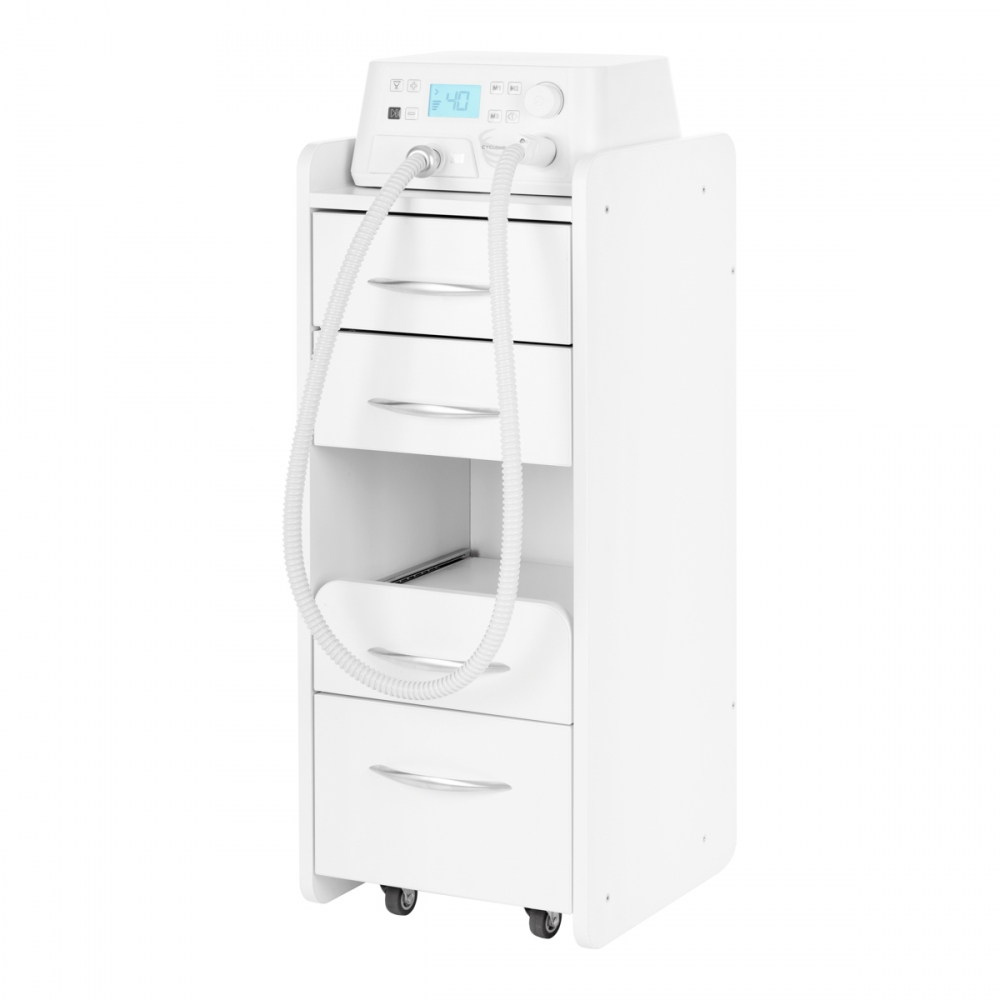 KIT: Saeyang Marathon Cyclone-Vac podiatry nail drill machine with absorber + Mini 969 storage unit (148505)