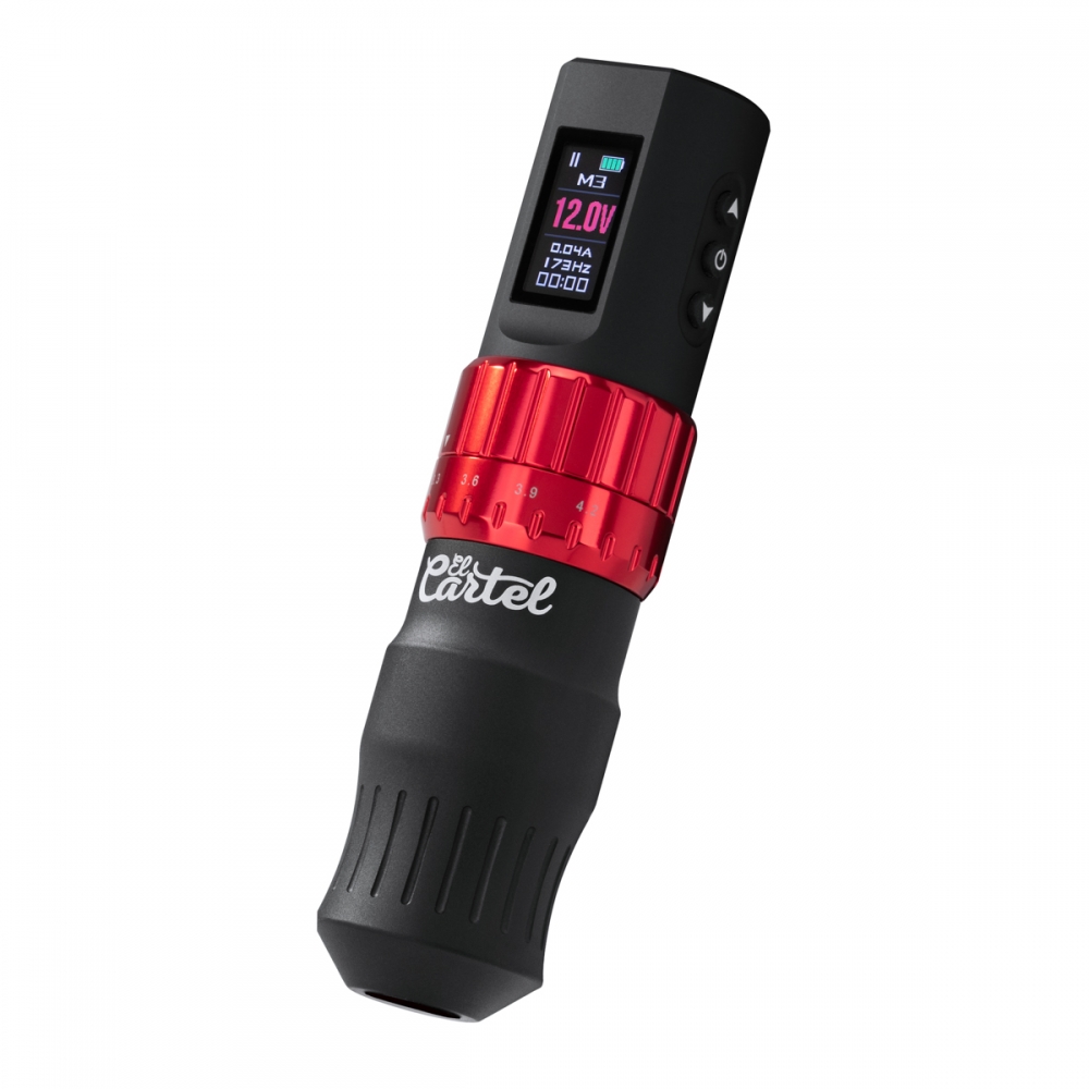 EL CARTEL TATTOO MACHINE VISPA RED/BLACK (150975)