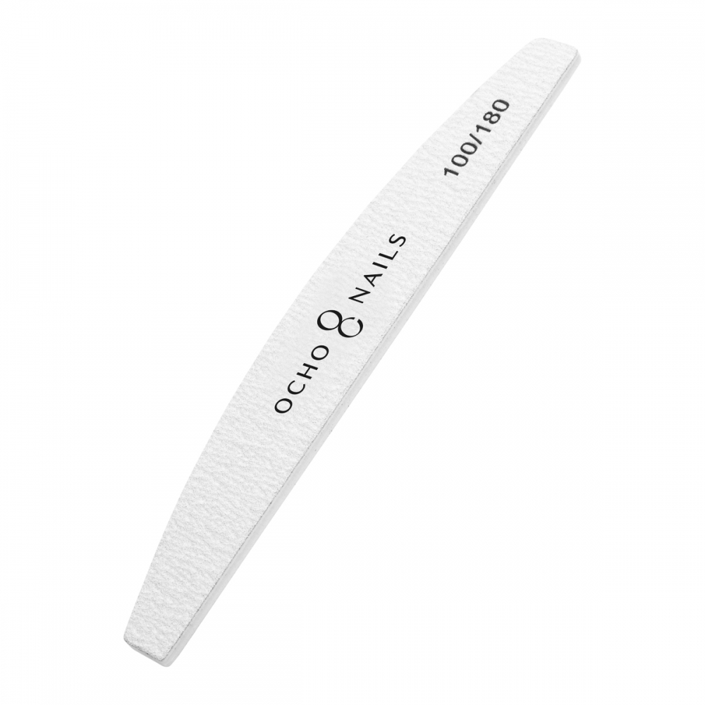 Ocho Nails half-moon file 100/180 10 pcs. (150148)