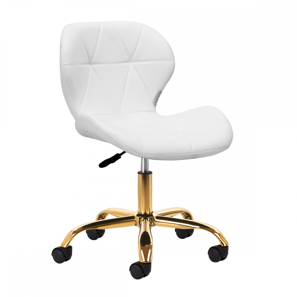 Cosmetic stool QS-06G white (150113)