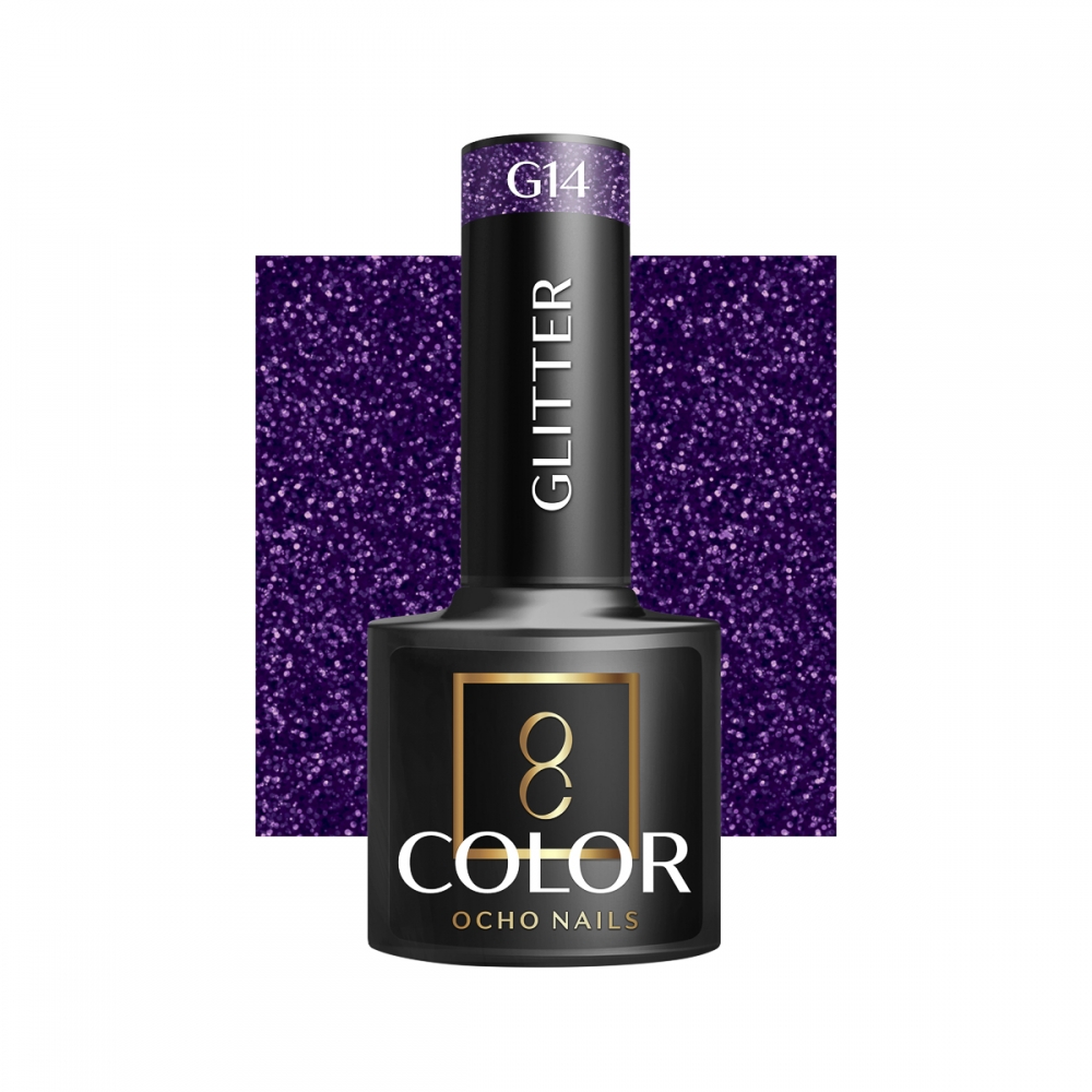 OCHO NAILS Hybrid nail polish glitter G14 -5 g (150673)